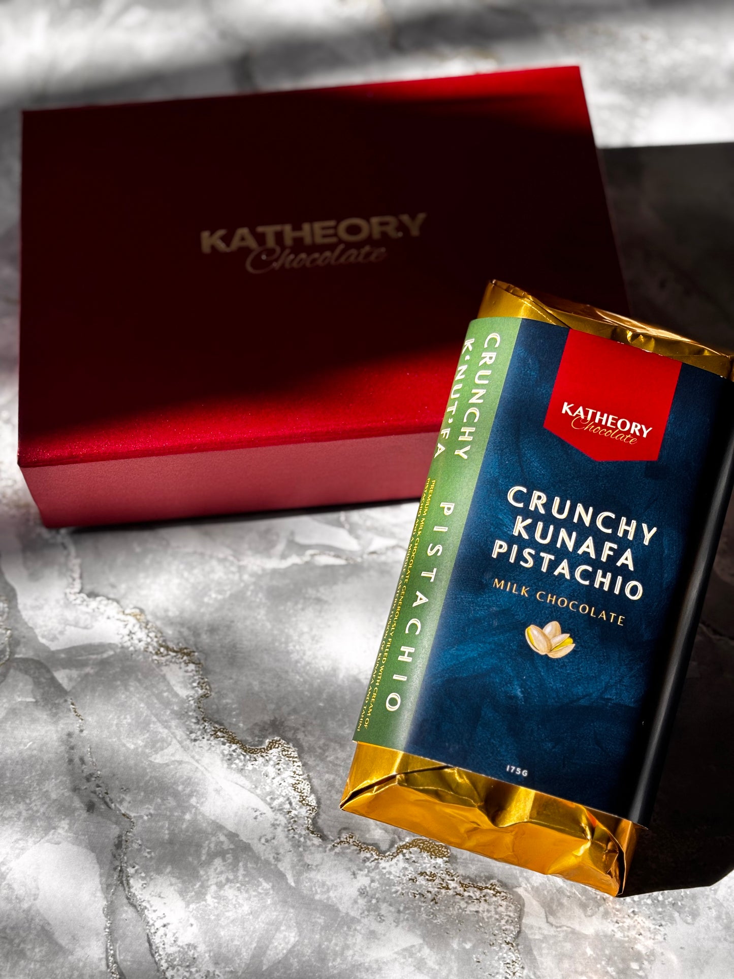 Kunafa Pistachio Crunchy Bar - Milk Chocolate