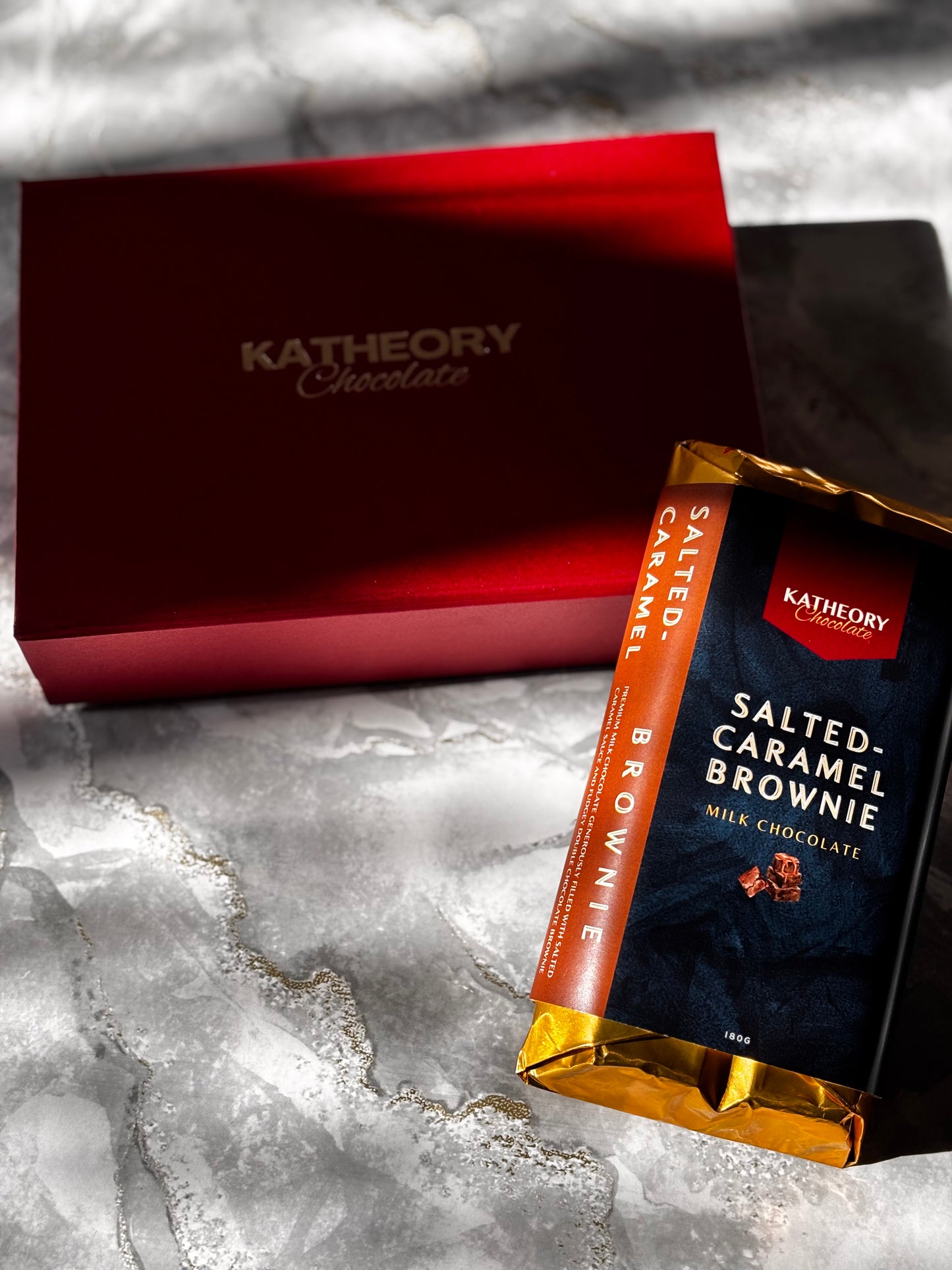 Salted Caramel Brownie Bar - Milk Chocolate (180g)
