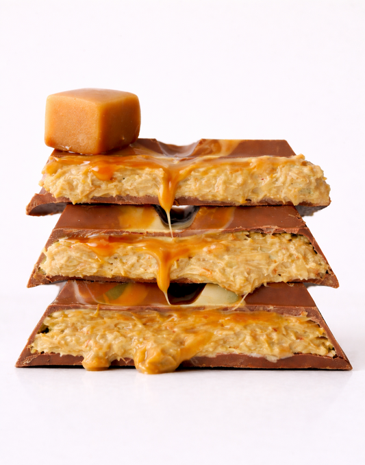 Kunafa Dulce Caramel Bar - Milk Chocolate