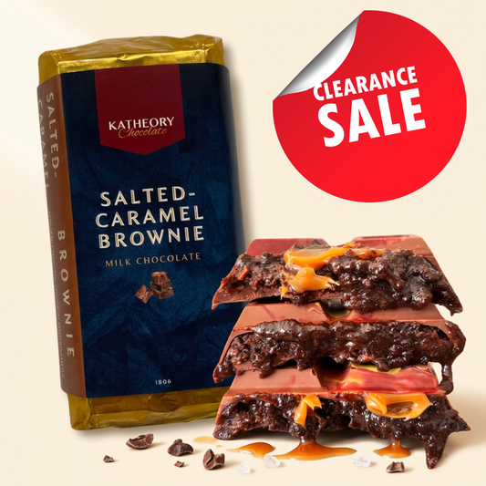 Salted Caramel Brownie Bar - Milk Chocolate (180g)
