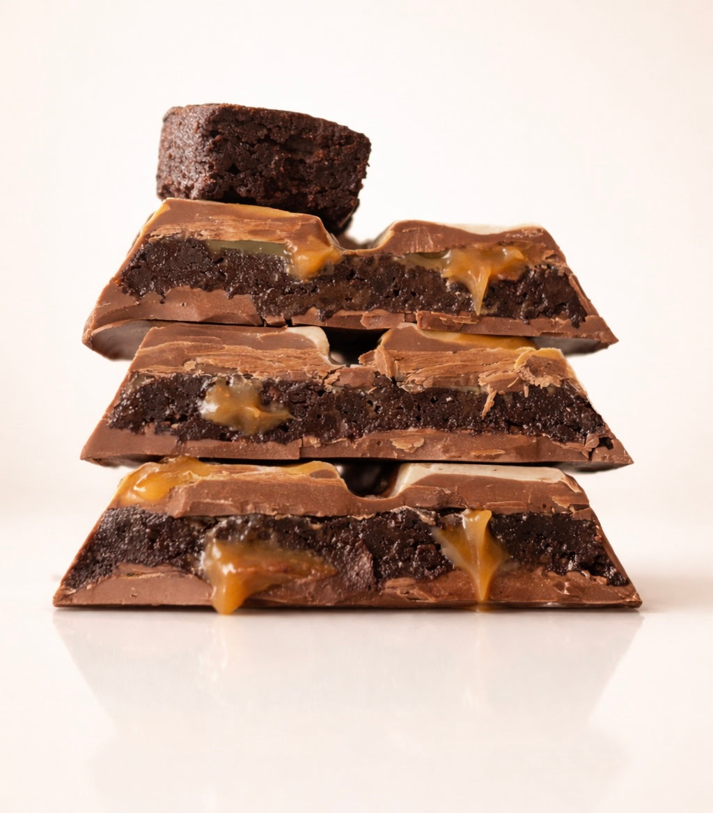 Salted Caramel Brownie Bar - Milk Chocolate (180g)